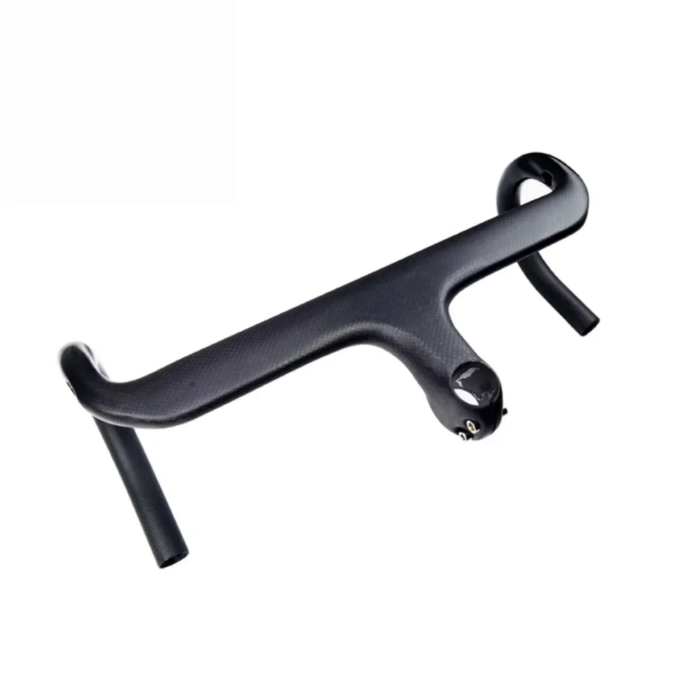 

Factory Price Wholesale Full Carbon Fiber Road Bike Integrated Bend Handlebar Belt Stand 3K Face Bike Handlebar Road Handlebar