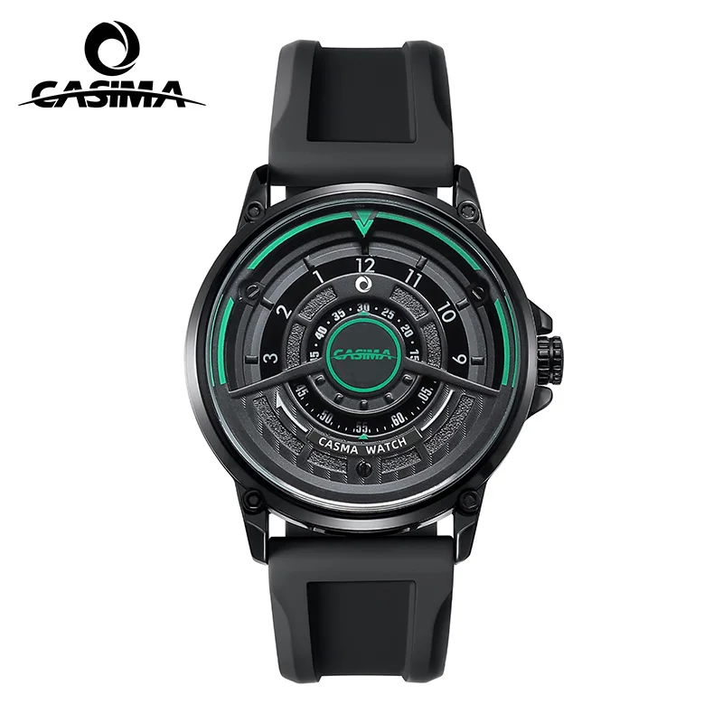Orologi sportivi CASIMA per studenti, cinturino in silicone con movimento al quarzo, autentico, modello CS2107-1029