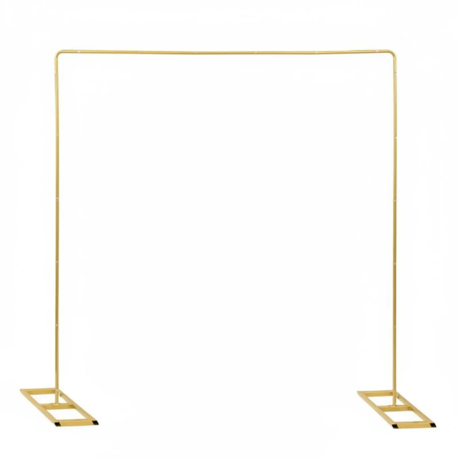 Golden Metal Arch Frame Indoor Outdoor Use Gold Metal Arch Backdrop Easy Assembly Party Archway Frame for Infant Shower