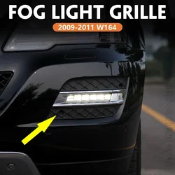 for 2009-2011 W164 Mercedes Benz ML CLASS Bumper Fog Light Grille Cover 1648801924 1648802024