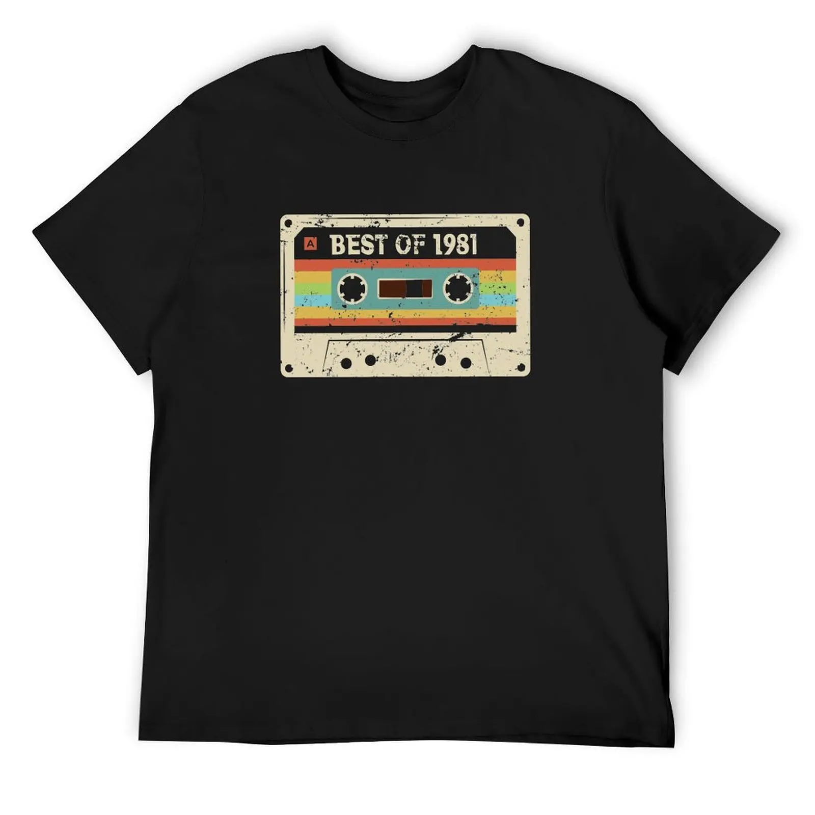 

Best of 1981 Cool Cassette Tape 43rd Birthday Gift T-Shirt Funny Retro Vintage 43 Years Old Bday Gifts for Women Men T-Shirt