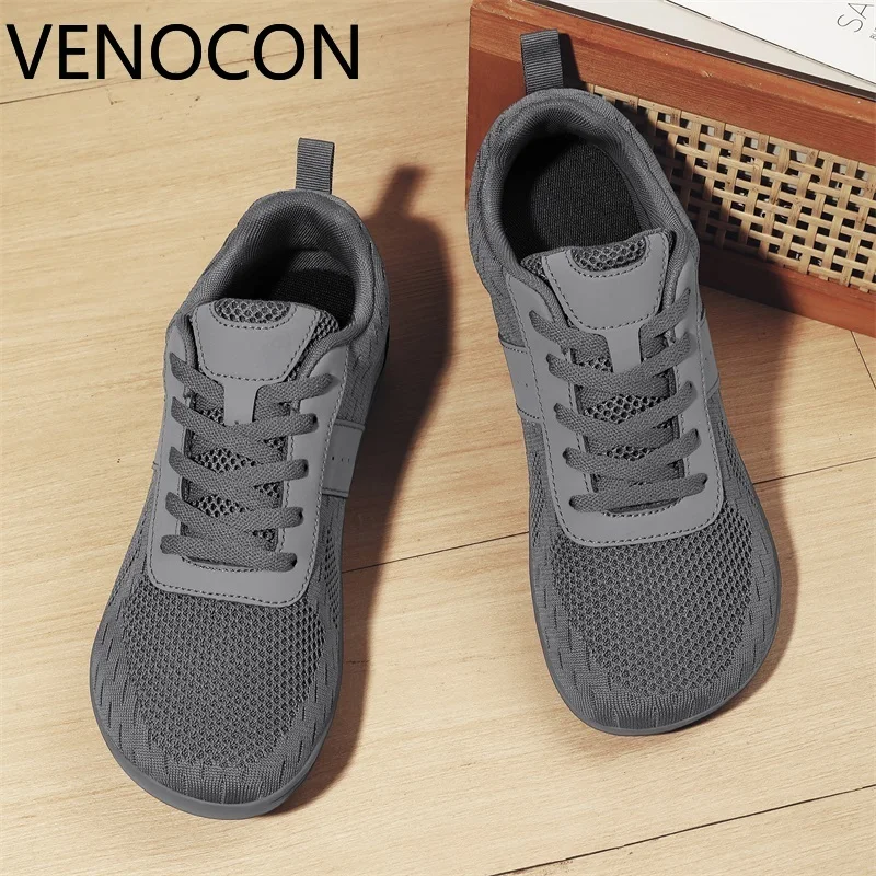 VENOCON Barefoot Extra Wide Toe Box Nose Feet Zero Drop Knit Upper Light Minimalist Shoes Sneakers Footwear For Man Men Woman