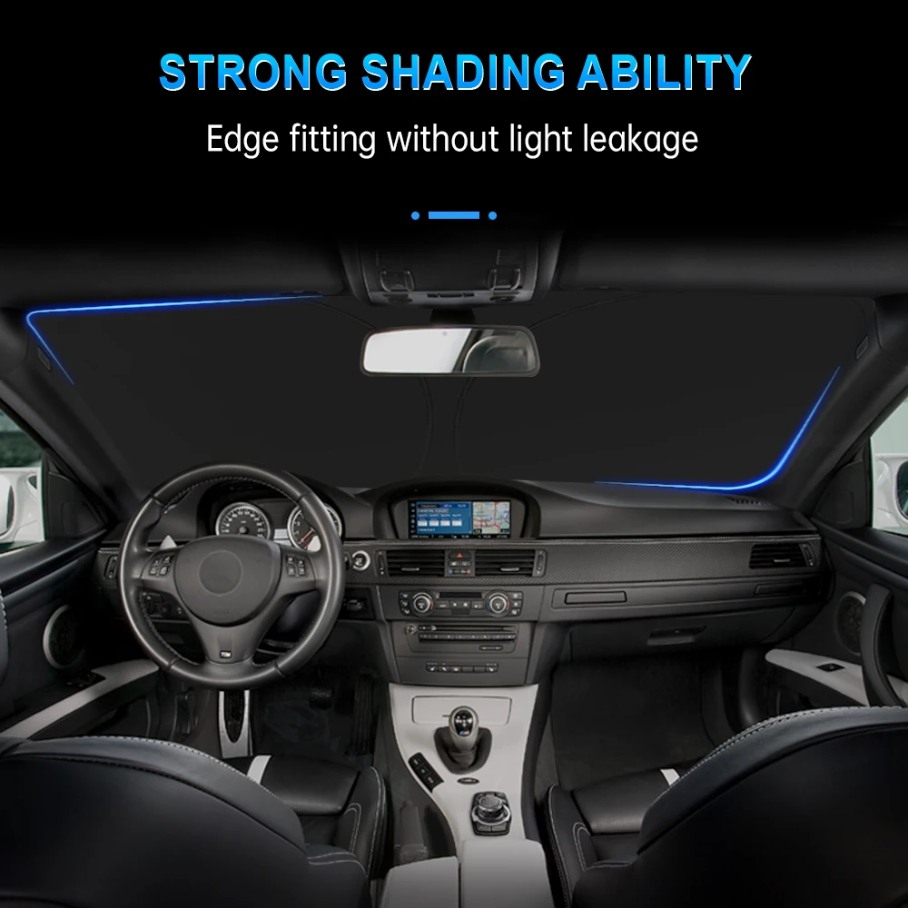 Car Sun shade Front Window Shade Cover Visor Windshield Sunshade For Mazda CX-5 2017-2023 2024 CX5 Laser Sunshade Accessories