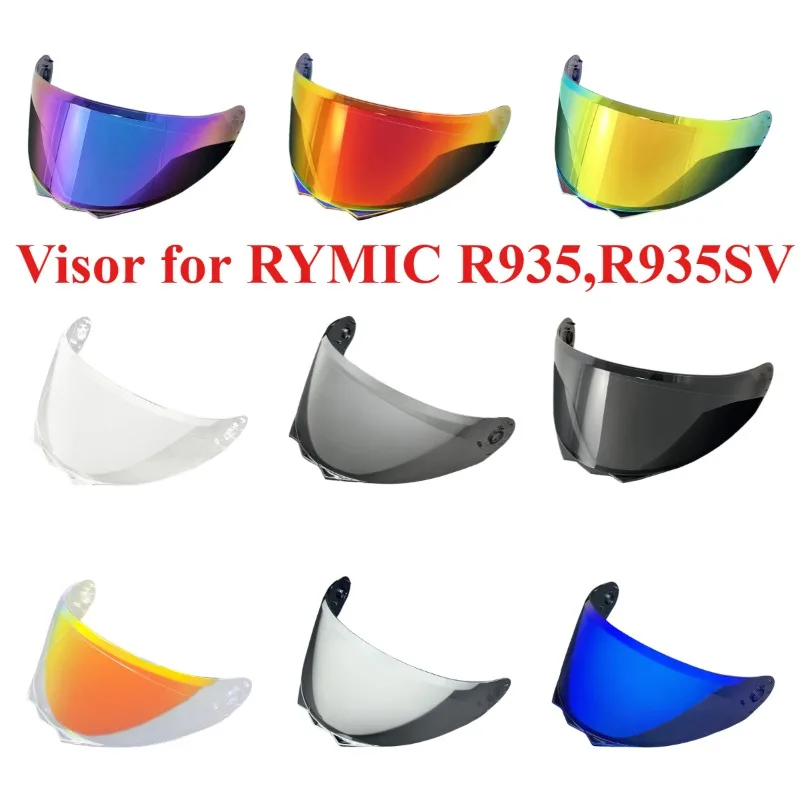 rymic-r935、r935sv-バイクヘルメット用ヘルメットバイザーレンズ、シールドガラス、ビューファインダー、バイザーアクセサリー