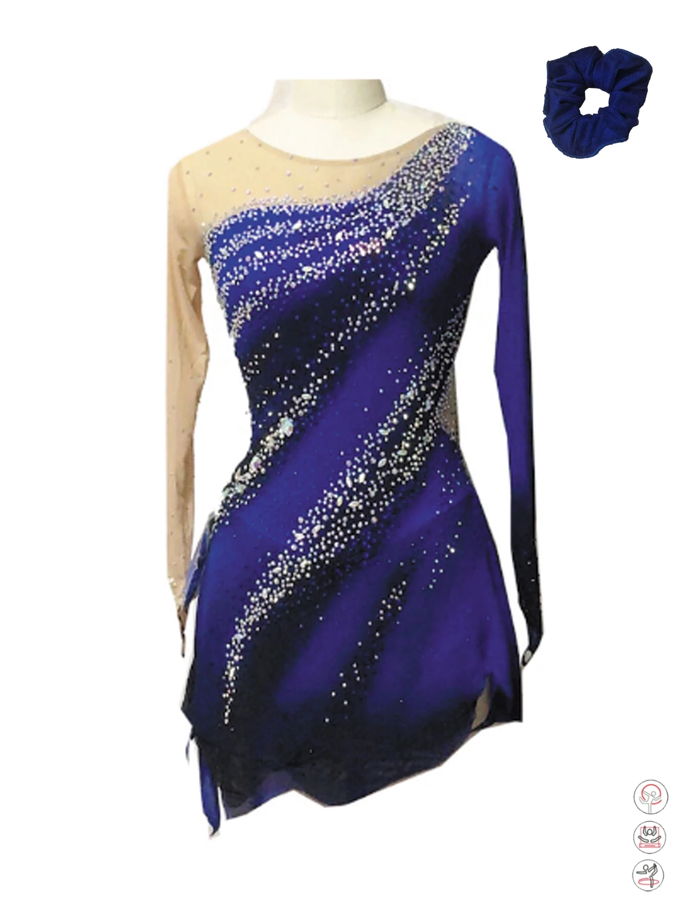 

Customized Girls Figure Skating / Spinning / Performance Costumes Adult and Child Girls Performance Dresses Performance Costumes