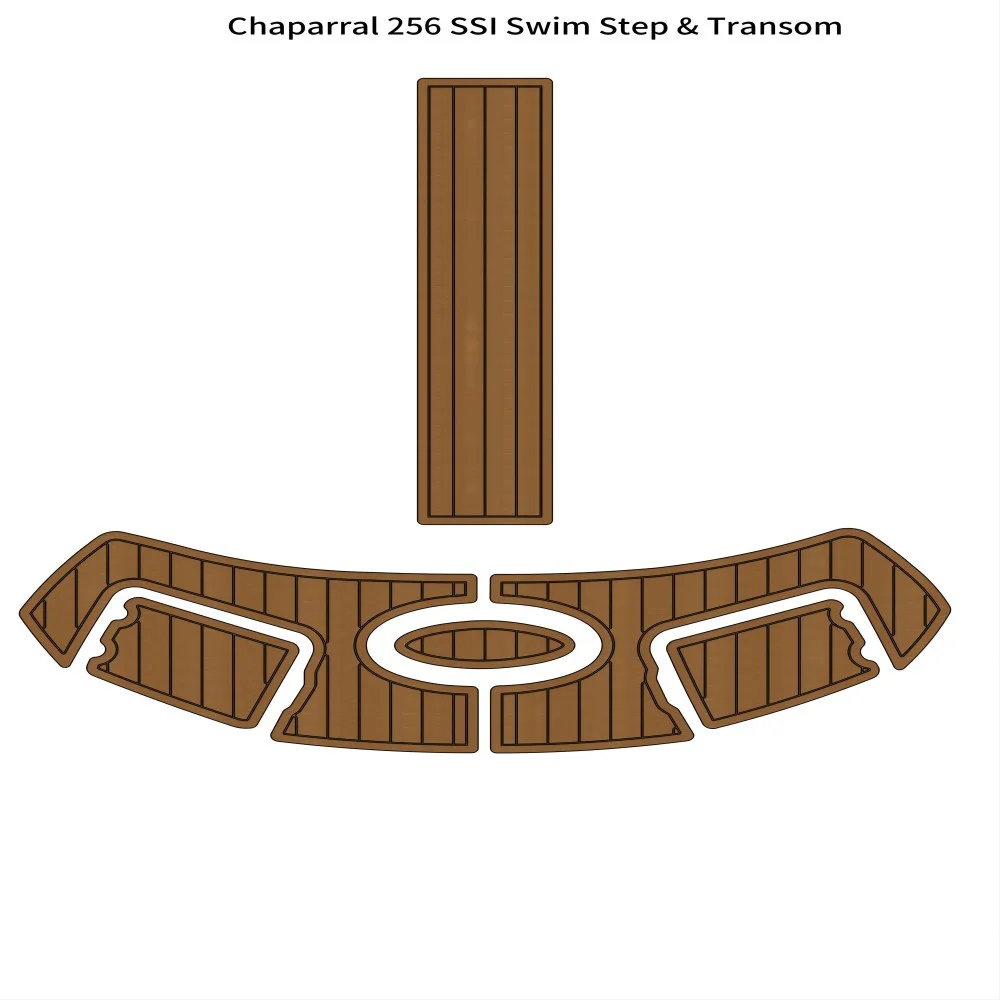 Boat Chaparral 256 SSI Swim Step Platform Transom Boat EVA Foam Teak Deck Floor Pad 12 Colors