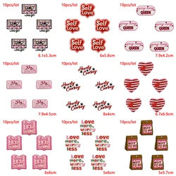 Parches bordados termoadhesivos con letras – Apliques para ropa