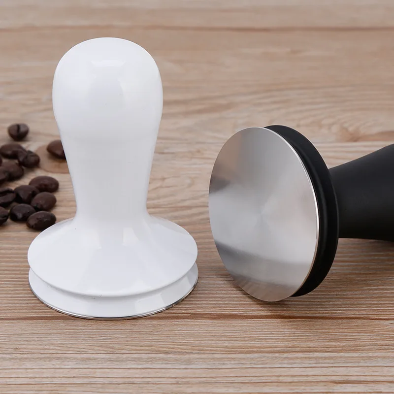 

58MM Matte Handle Stainless Steel Base Tamper Protable Detachable Ultra-thin Powder Press Solid Hammer Coffee Accessories