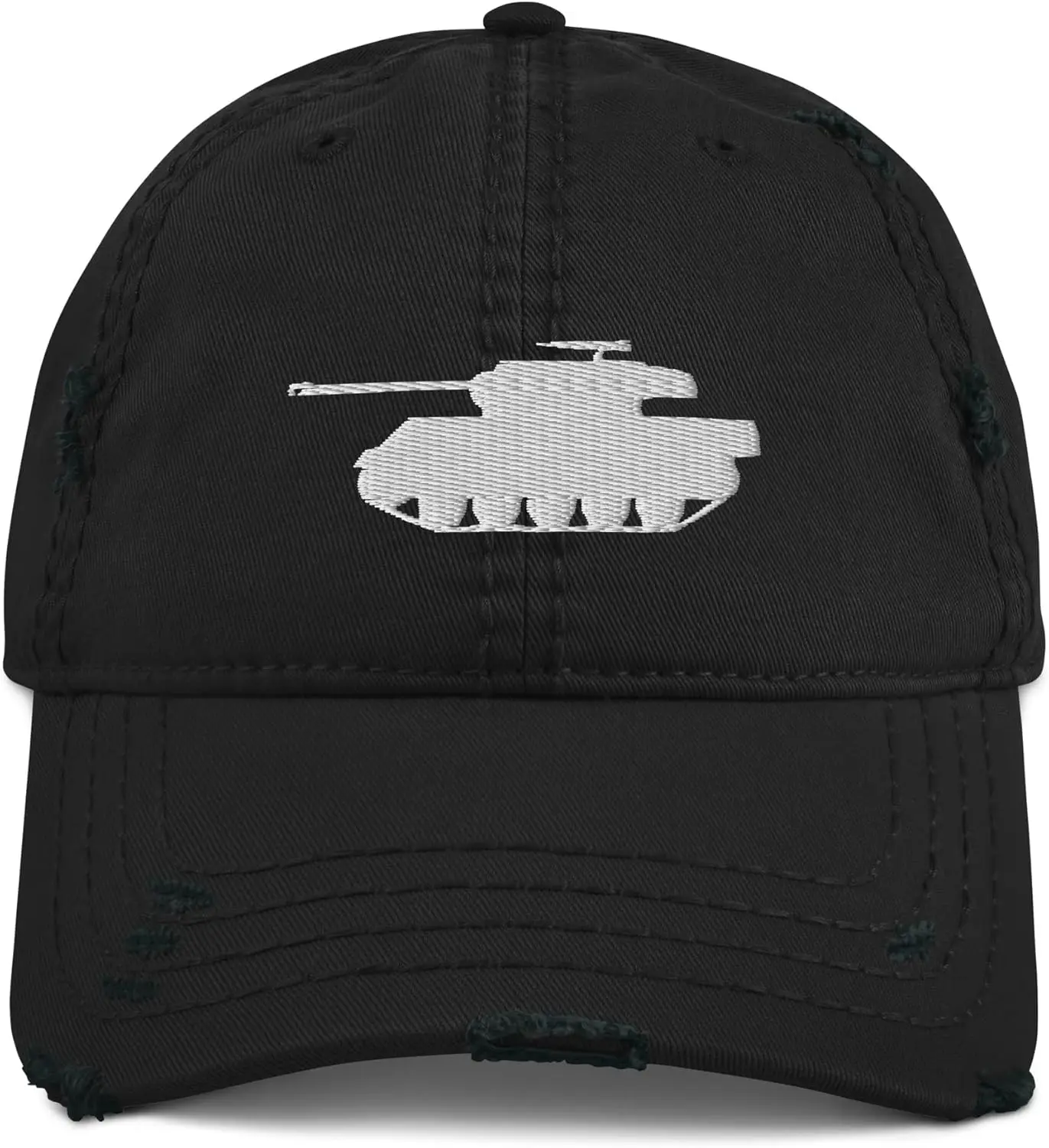 

WW2 Tank Silhouette Distressed Dad Hat