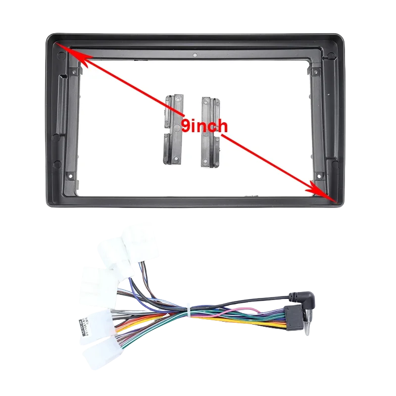 For TOYOTA 2014-2018 ETIOS 9INCH Car dvd radio Android Host speaker decoder MP3 MP5 fascia audio video frame