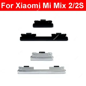 Bilashmart Power Volume Button Xiaomi Mi Mix 2 Mix2S On OFF Button Power Volume Up Down Side Key Replacement Spare Parts
