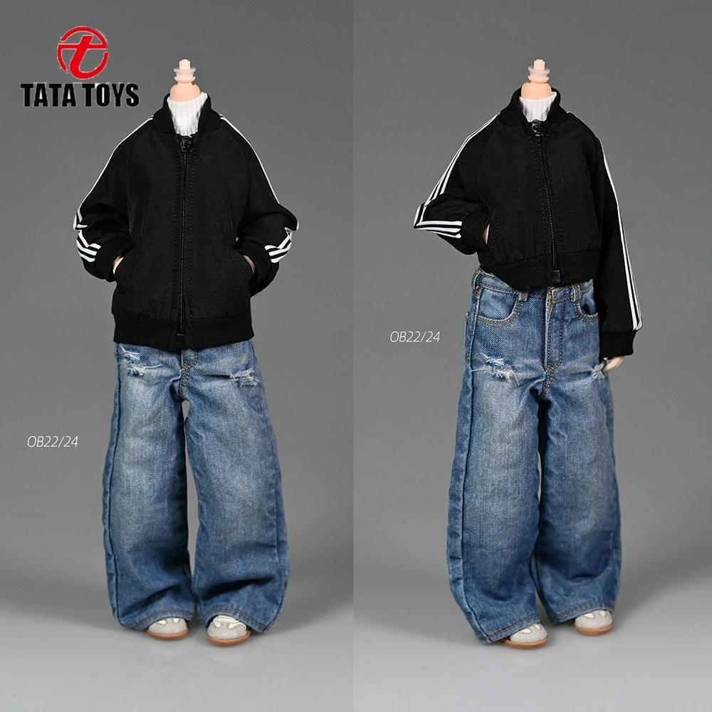 

ob22 ob24 female dolls clothes black Sports jacket