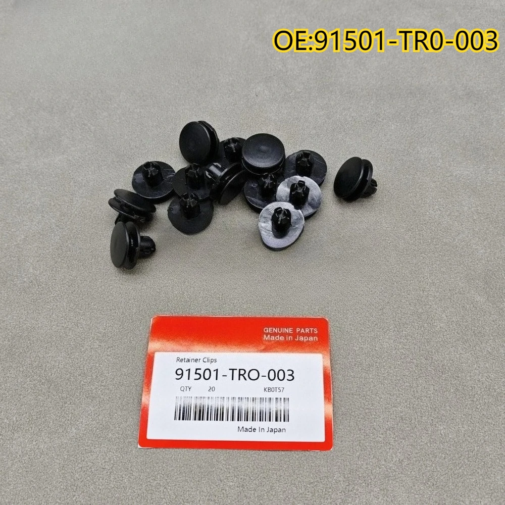 

High quality New For 14pcs 91501-TR0-003 The mudguard push type fixing clip is suitable for Honda Acura