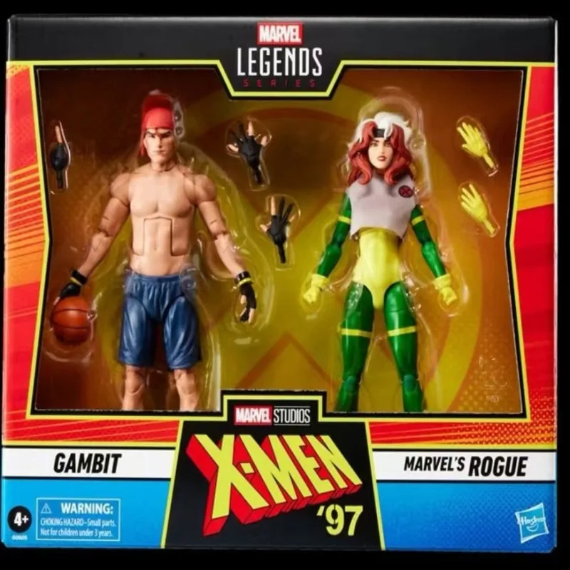 【In Stock】Hasbro Marvel Legends 97X-Men Gambit Naughty 6-inch Movable Robot Doll Model Toy Collection Gift view 4