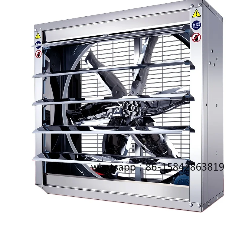 Negative Pressure Blowers Industrial Ventilating Fan High-Power Strong Mute Exhaust Fan Commercial Ventilator Farm Exhaust Fan