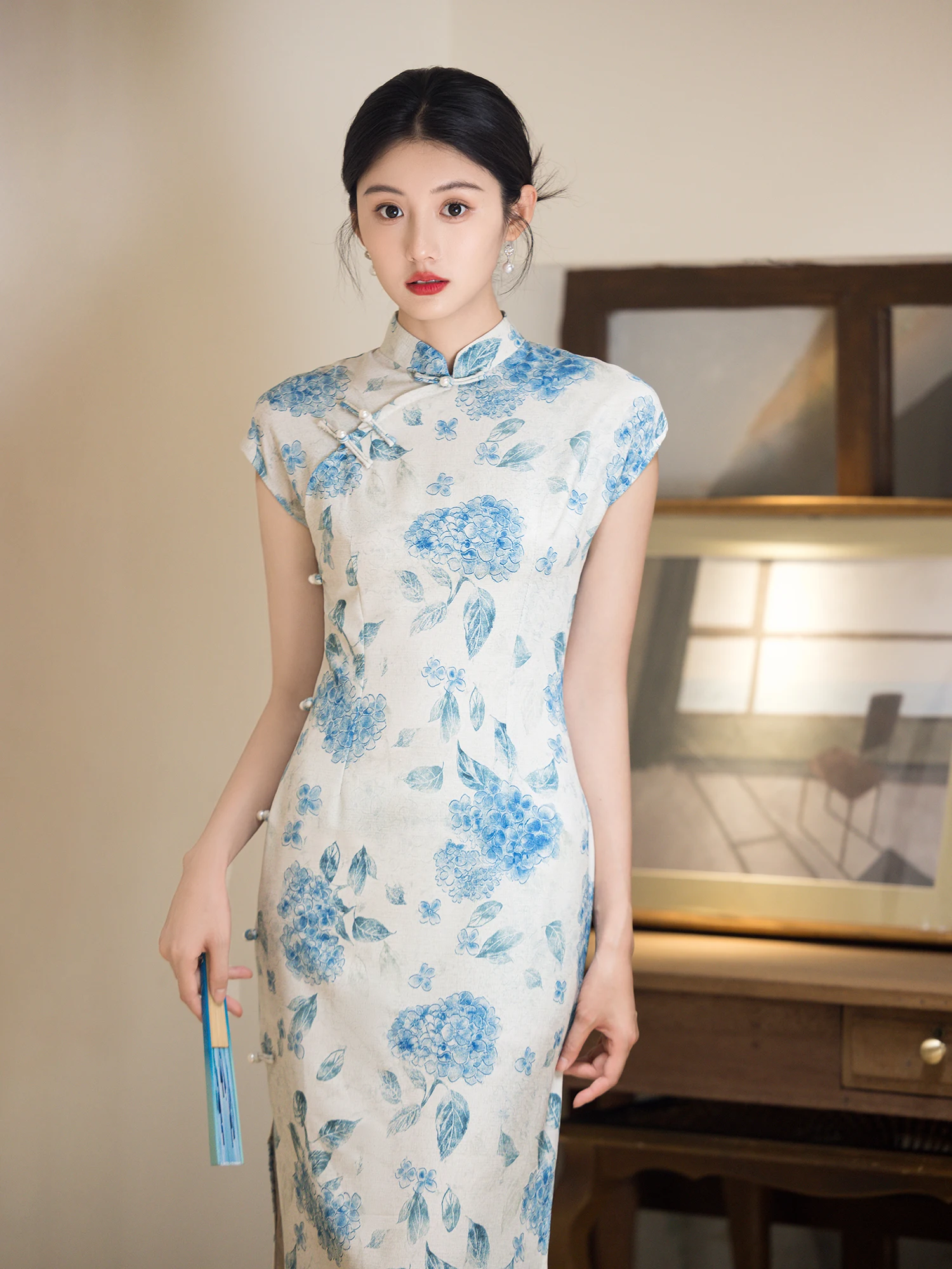 blue-silk-young-girl-summer-thin-new-chinese-sle-reformed-dr-high-sensation-traditional-chinese-costume