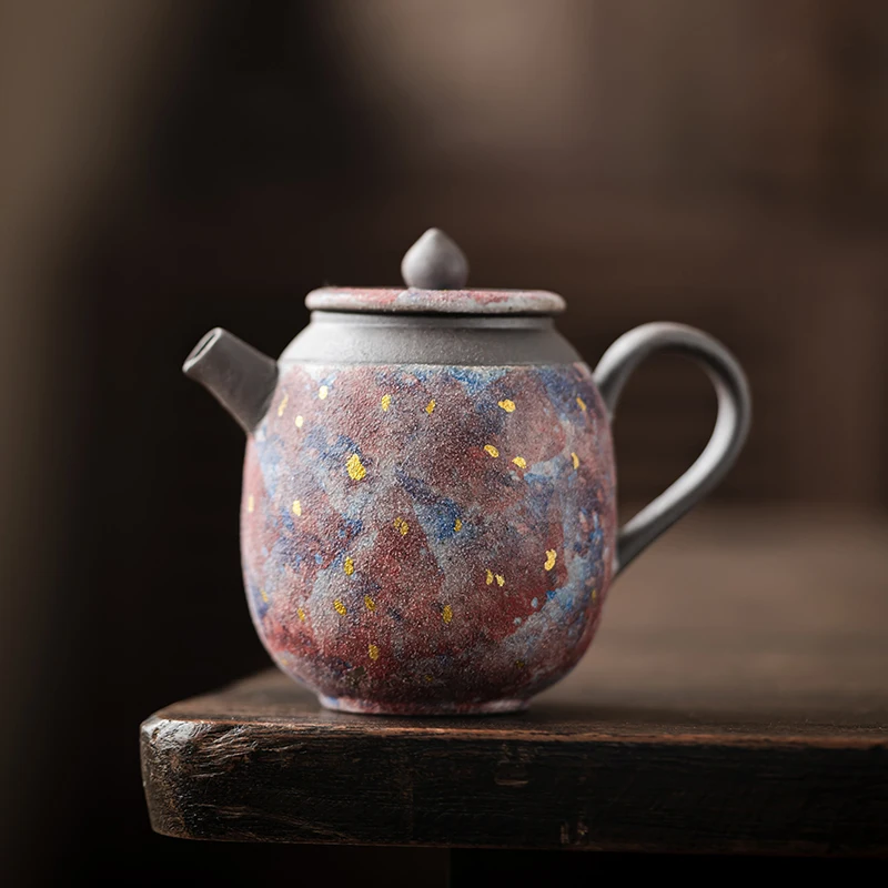 

Чайник для заваривания чая Гунфу ручной работы Angqi, серия Star River Ro Mine Pear Pot, в старинном китайском стиле, одиночный набор для чая