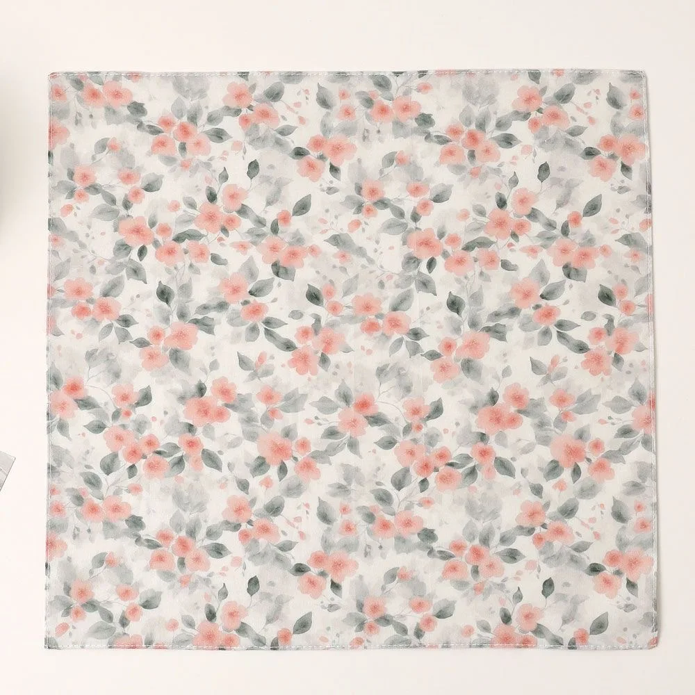 12pcs Vintage Polka Dot Cotton Handkerchiefs, Retro Daily Accessory