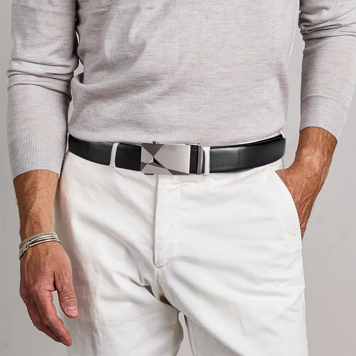 High quality men's waistband, suitable for daily wear with jeans or casual pants, beautiful and practical, soft and comfortable