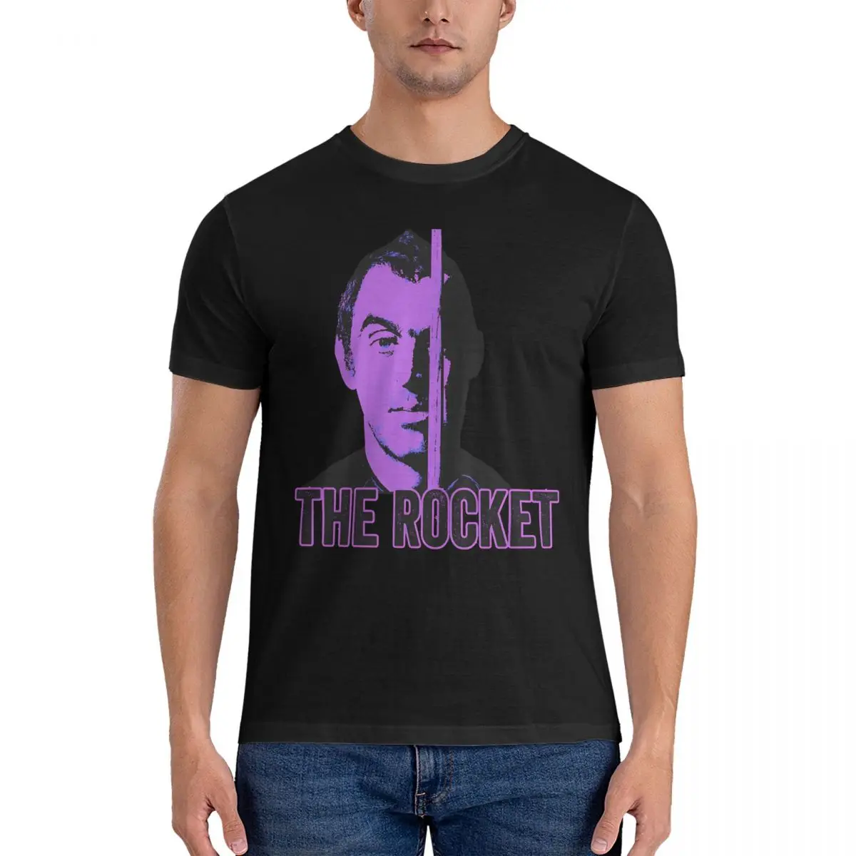 Rocket Ronnie O_Sullivan T Shirts for Men Cotton Vintage T-Shirts Round Neck Snooker Tees Short Sleeve Clothing New Arrival