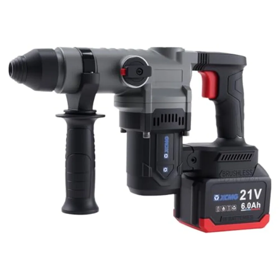 

Перфоратор SDS-Plus 1-1/4 дюйма, 12.5 А, 900 Вт, мощный, 850 об/мин, с предохранительной муфтой и контролем вибрации, три функции