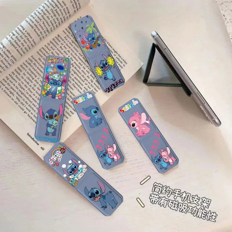 Creative Cartoon Disney Stitch New Men's and Women's Desktop Portable Foldable Mobile Phone Tablet Universal Magnetic Holder