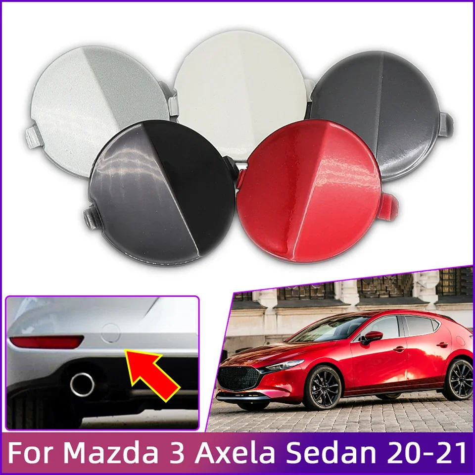 

Auto Rear Bumper Towing Hook Eye Cover Cap For Mazda 3 Axela Sedan 2020-2021 Hauling Tow Hooking Trailer Lid Housing Shell Trim