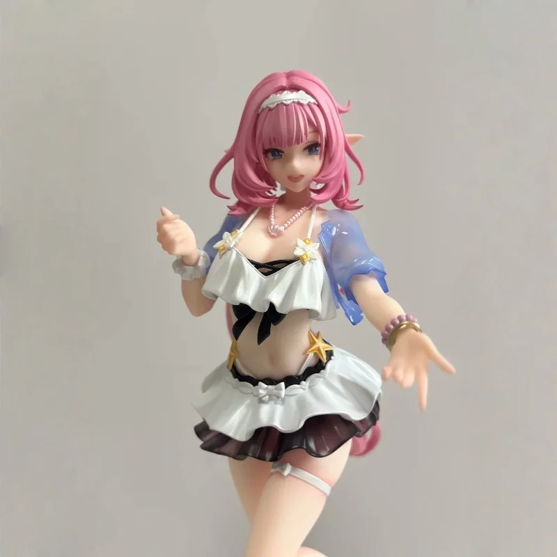 

22cm Genuine miHoYo Official Honkai Impact 3rd 1/8 Scale Action Figure Elysia Summer Fairy Miss Ver Cartoon Accessory Ornament