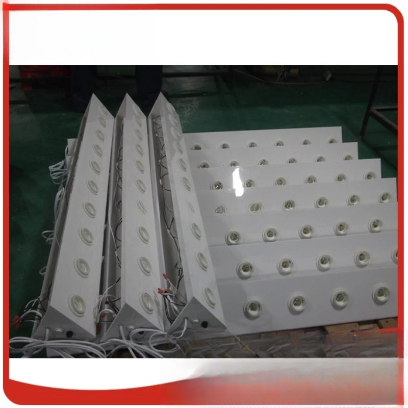 Custom Bench Acrylic E27 E14 Display Box Light Emitting Diode Bulb Set Suspended Infrared Light Display Stand