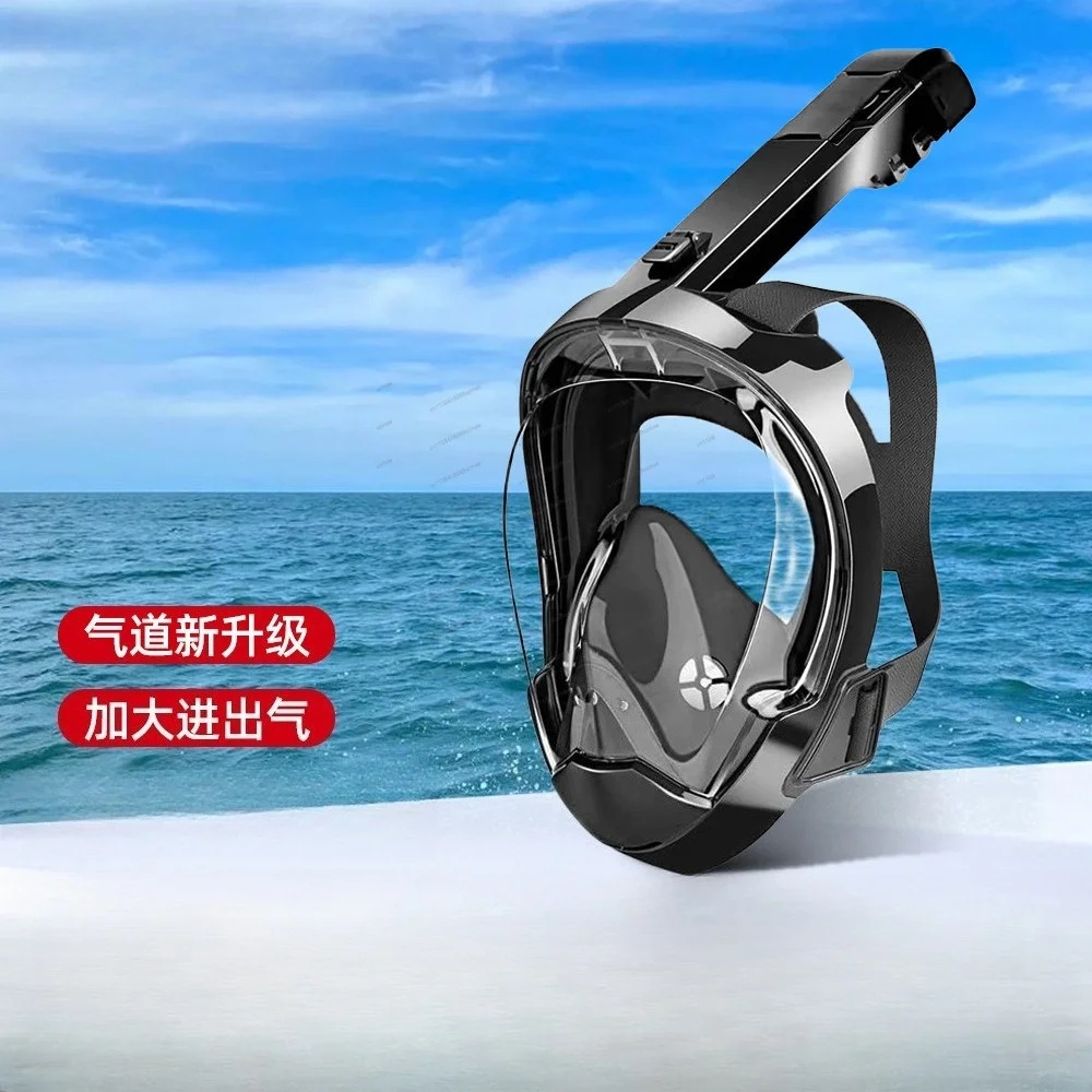 

Diving Mask Set with Snorkel Anti‑Choking Freediving Swimming Gear for Pool Beach Open Water Snorkeling Summer Activities