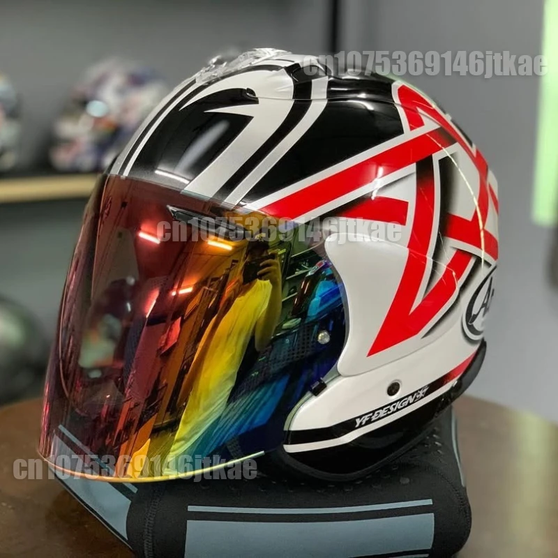 

VZ-RAM Nakano Graphic Half Helmet Unisex Motorcycle Off-Road SZ-R VAS Helmet Downhill Racing Mountain Cross Casco Capacete