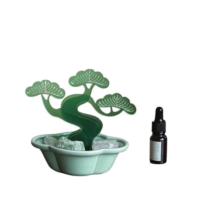 

All things green pine, spar aromatherapy gift box, diffuser stone, advanced sense, no fire, fragrance, girlfriend decompression