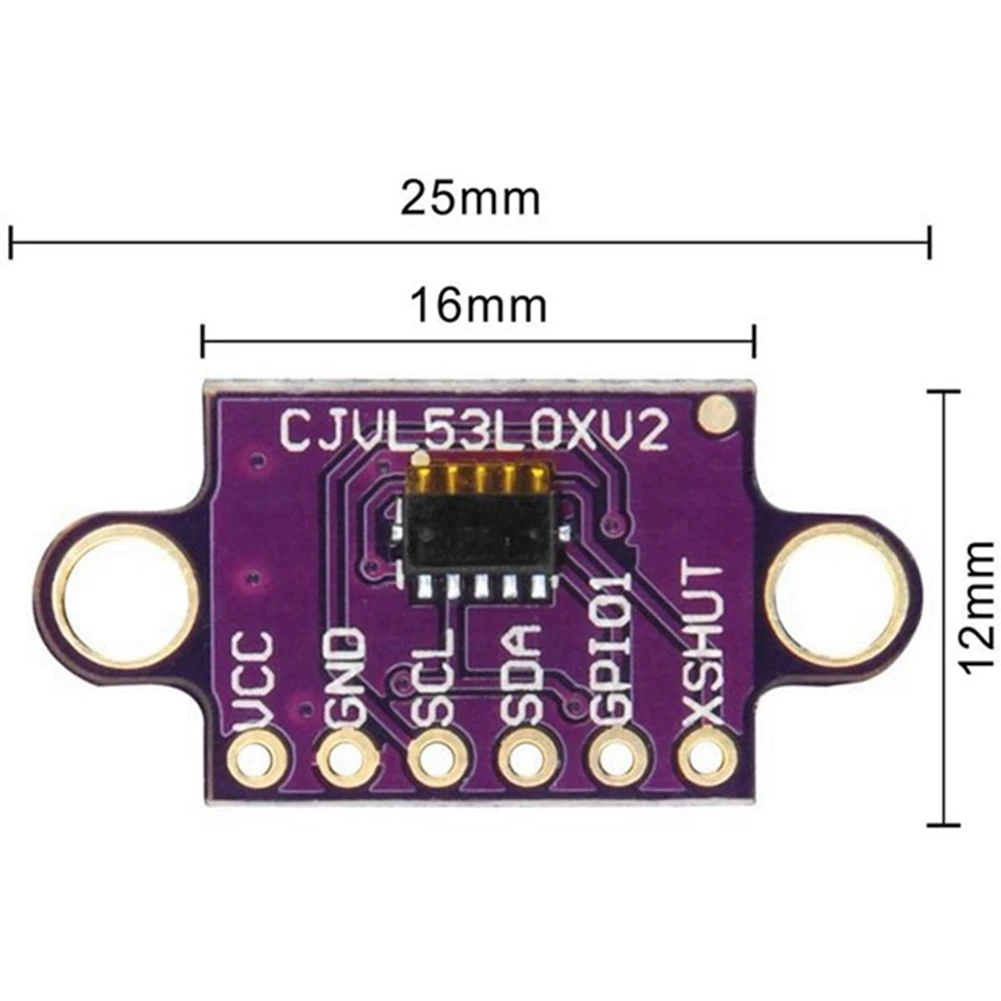 VL53L0X Time-Of-Flight ToF Ranging Sensor Breakout 940Nm GY-VL53L0XV2 Distance Module I2C IIC