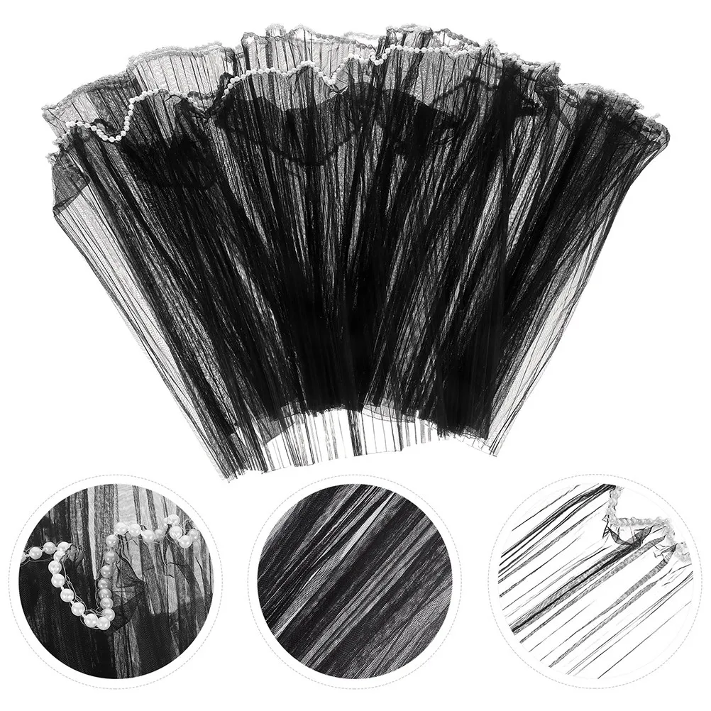 2-rolls-creative-pearl-edged-mesh-gauze-roll-for-flower-bouquet-wrap-gift-box-cake-decoration-hair-accessories-hand-woven