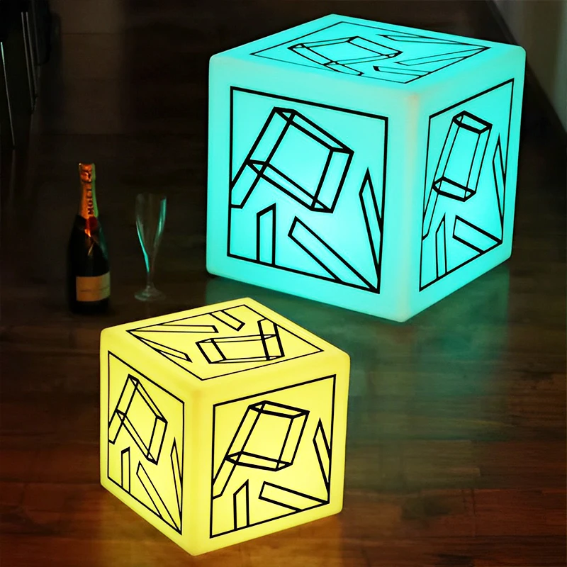 

Illuminated Custom Color Whole Body Led Acrylic Light Box Display Racks for Coffee Bar Decoration