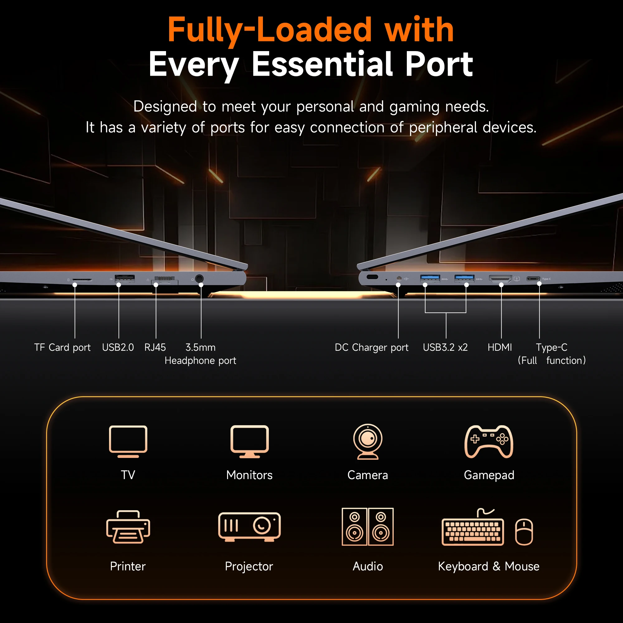 AMD R7 أجهزة الكمبيوتر المحمولة الرخيصة للألعاب Radeon Graphics Laptop 16GB DDR5 Dual RAM SSD 2.5K FHD أجهزة الكمبيوتر المحمولة أجهزة الكمبيوتر المحمولة 1 Tb SSD