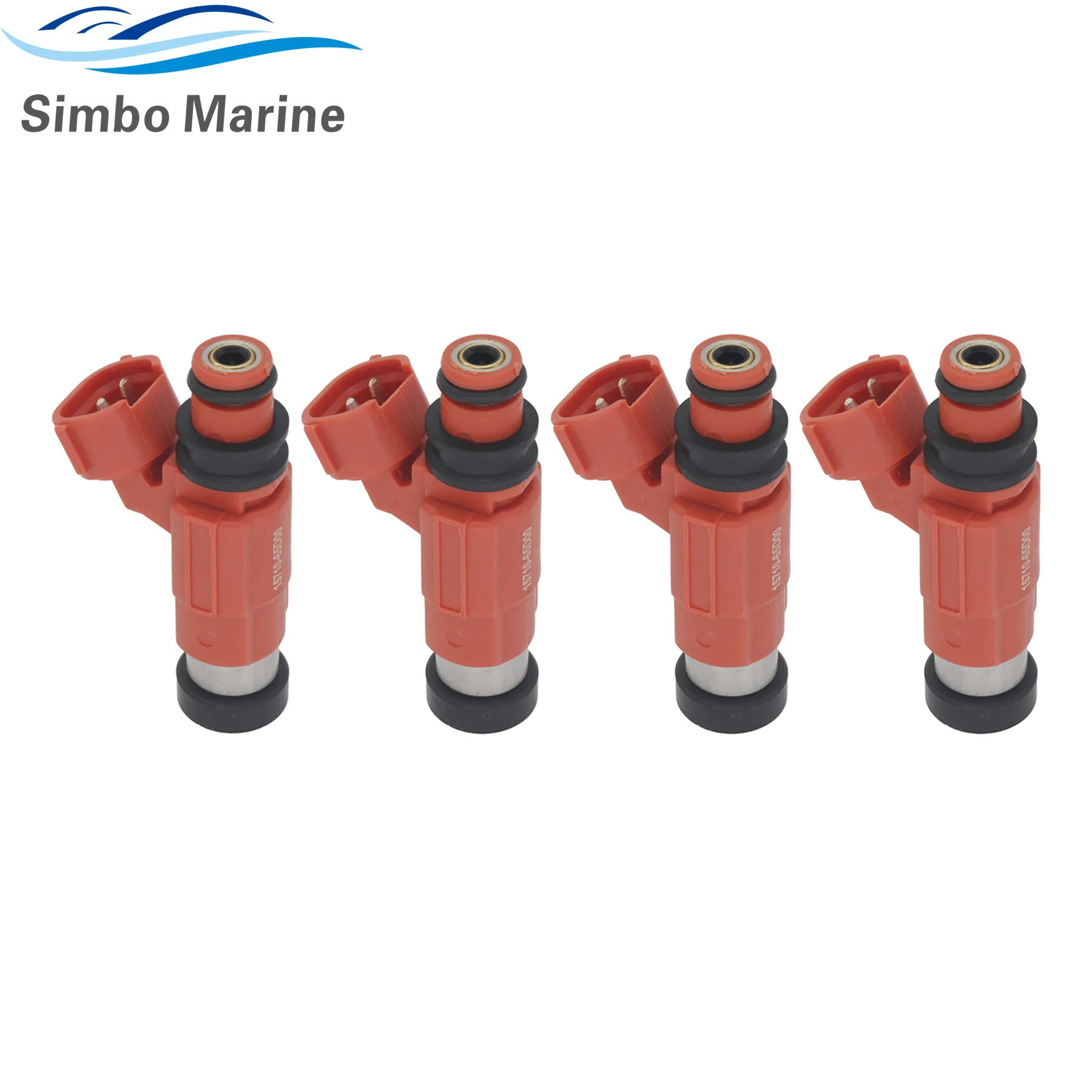 

4 Sets 15710-65D00 Fuel Injector Nozzle Kit for Yamaha Suzuki Johnson 4 Stroke 90 To 140 HP Outboard Engine 5033708 68V-13761-00