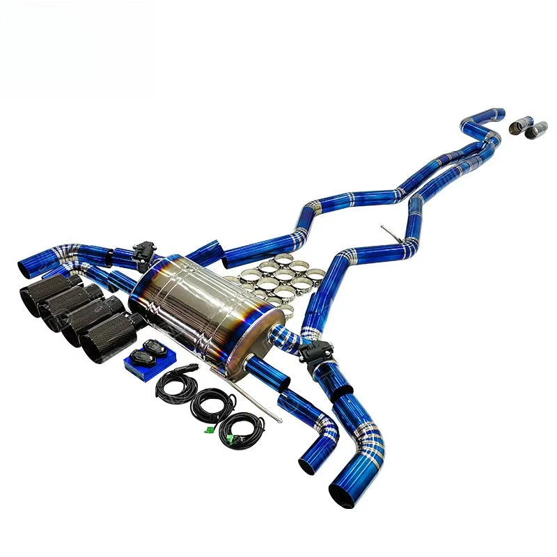 Titanium Valved Catback Exhaust for M240i M340i  G20 G28 G42 2022+ - Electric Remote Control Sport Exhaust System
