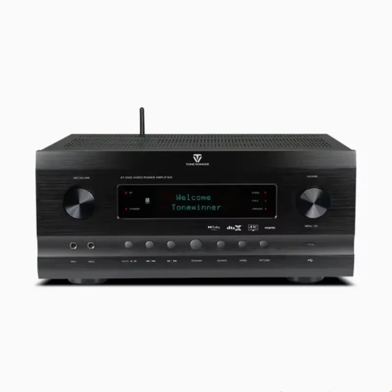 Winner AT-2000 11.2 Channel 4K/HDR 7.2.4 Decode AV Amplifier 285W/4Ω Mono BT Transmission & APP Control Receiver & Amplifiers