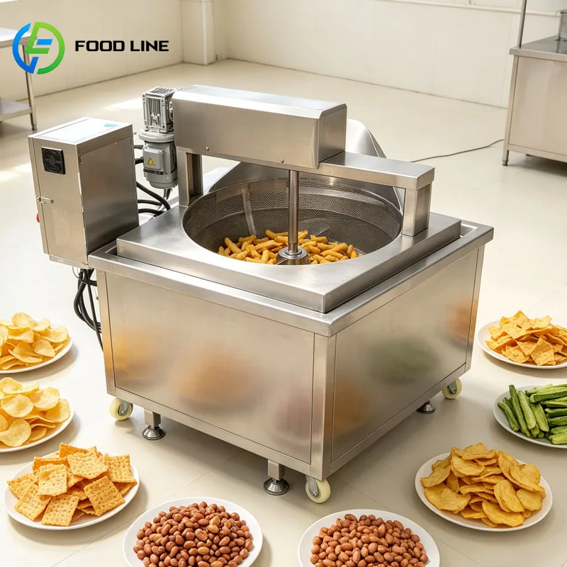 Industrial Deep Fryer Machine Stainless Steel Commercial Frying Equipment For Restaurant Catering Business Customized