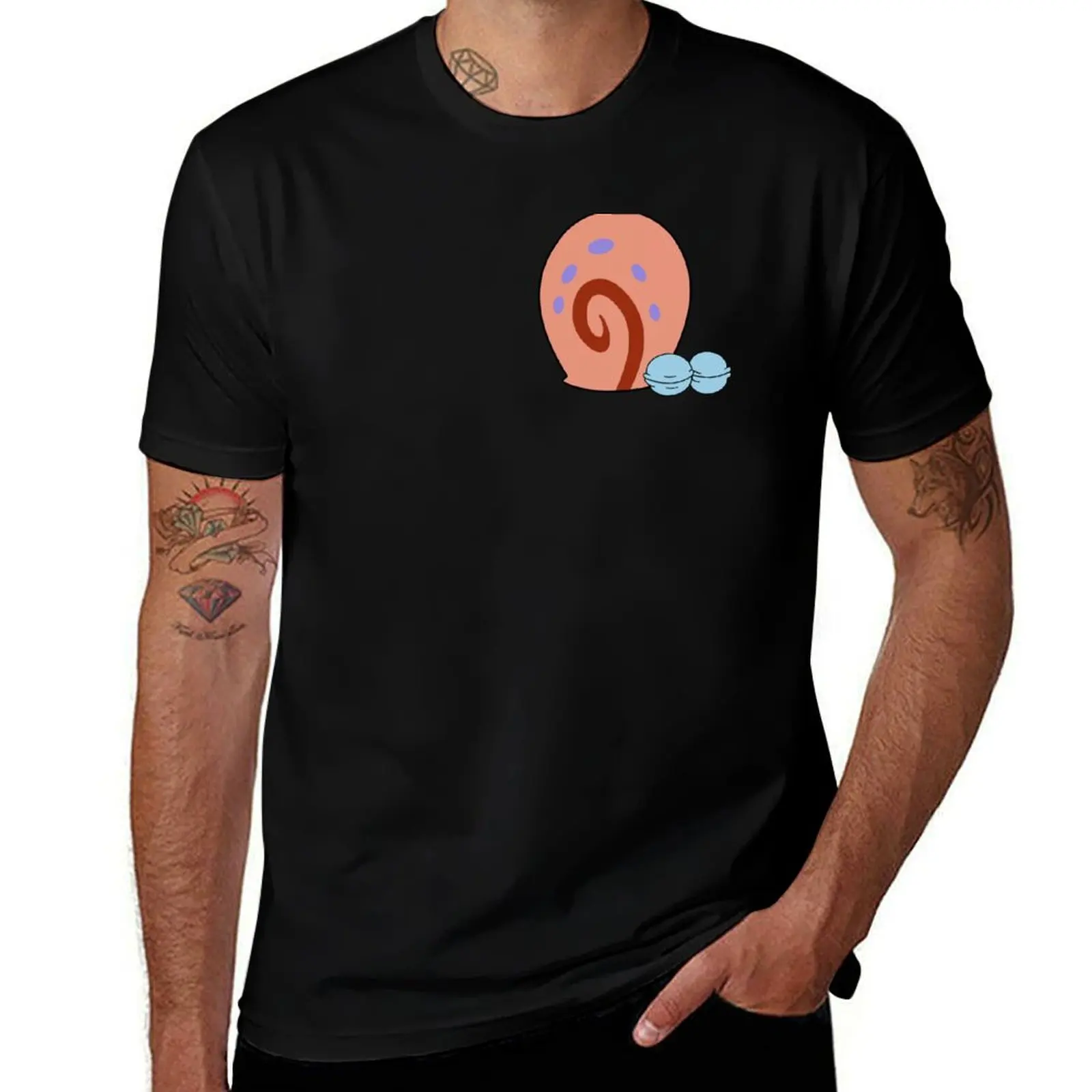 

Sleeping Snail T-Shirt animal prinfor boys fashion shirts plus size tops heavyweight t shirts for men