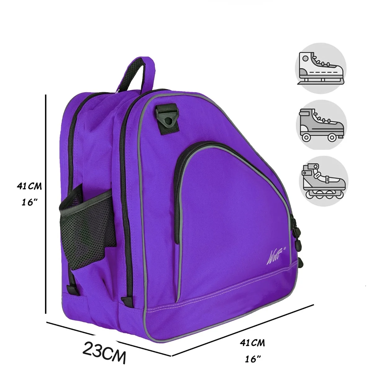 

Сумка через плечо для катания на коньках, сумка для хранения роликовых коньков, ручная сумка для оборудования для фигурного катания, детская молодежная сумка для роликовых коньков