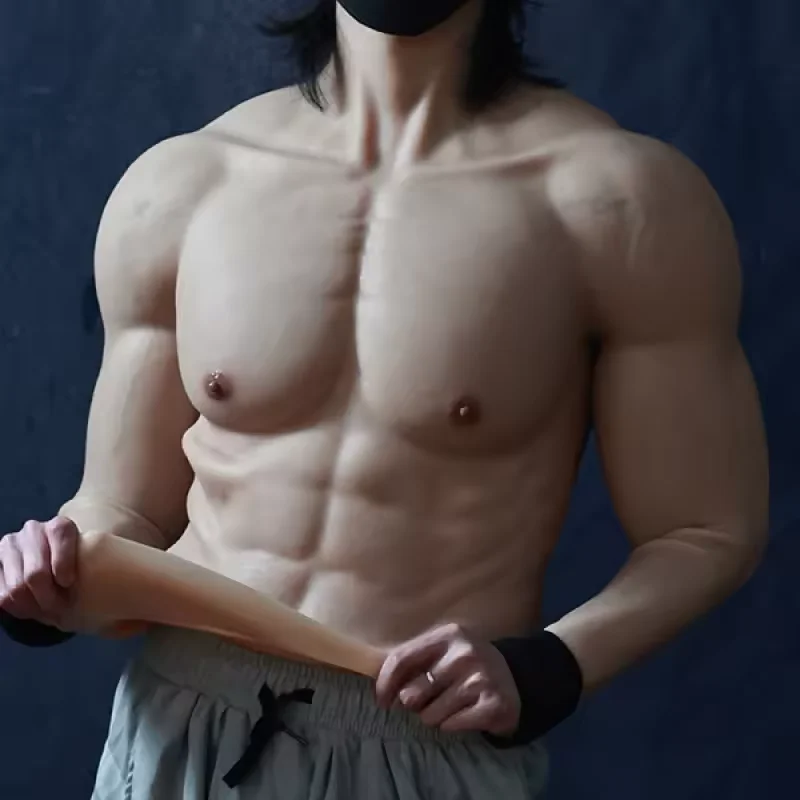 Muscle Suit With Muscular Arms Realistic Silicone Muscle Simulation Suit  Cosplay Macho Body Suit Costume Crossdressing
