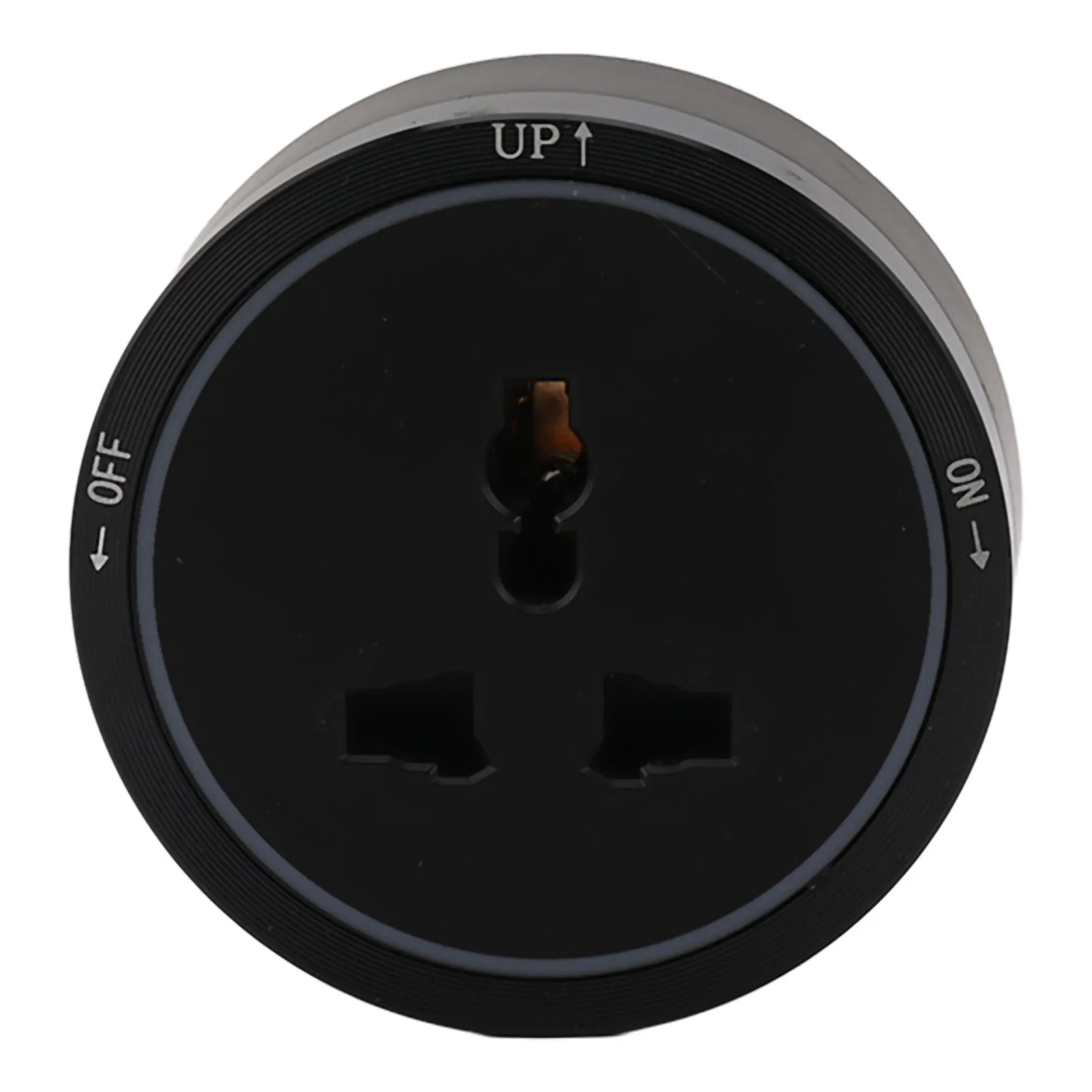 Electrical Outlet Track Socket Black Horizontal Removable Electrical Wall Extension Outlets Adapter for Household EU Plug 250V