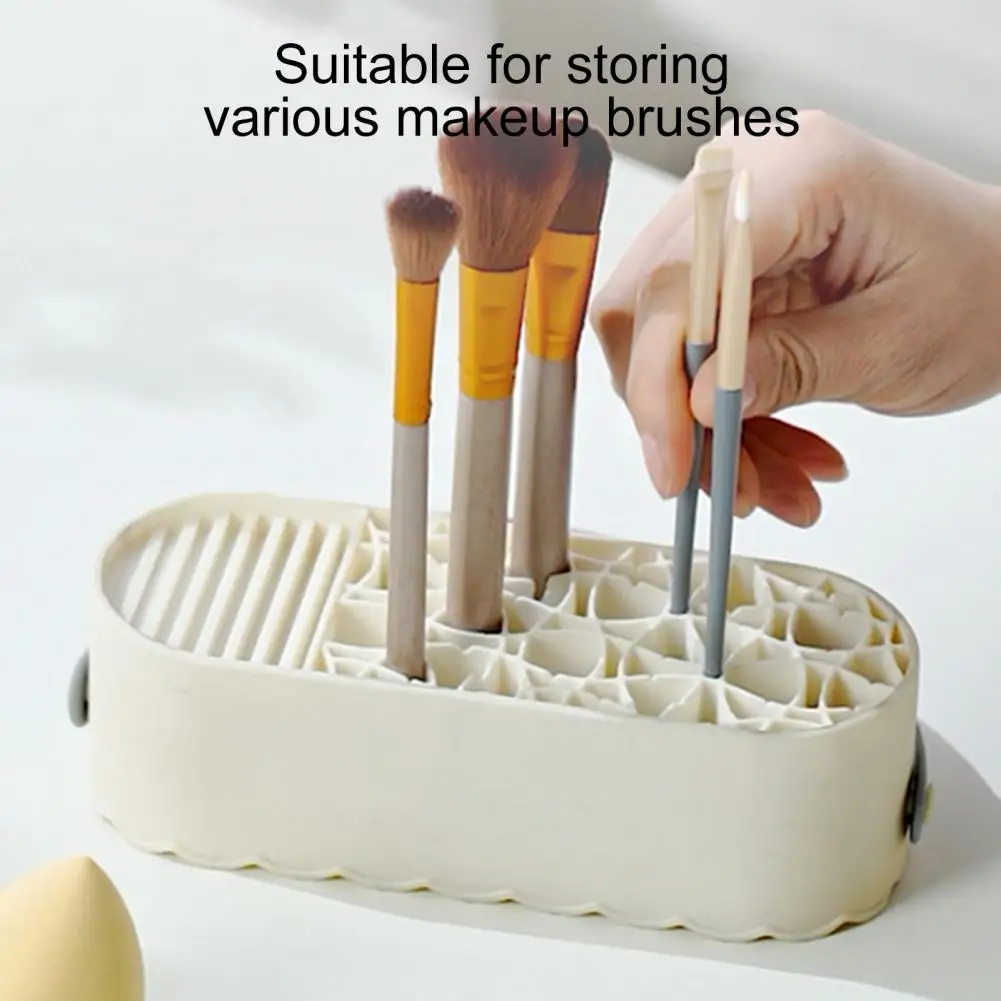 Makeup Brush Cleaner Suspension Drying Rack Dry Makeup Brush Holder Makeup Sponge Powder Puff Cleaning Bowl