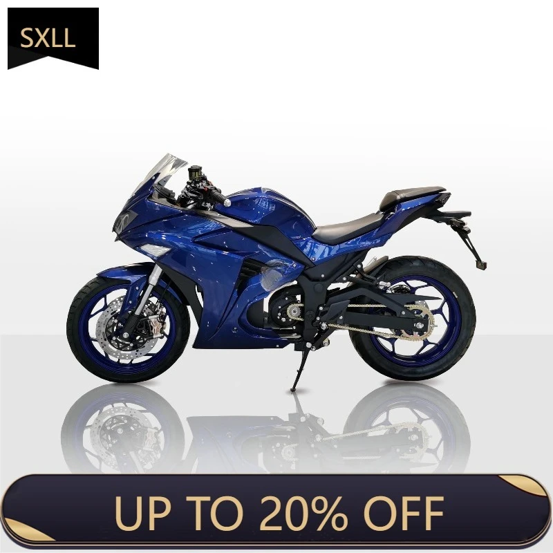 SXLL High-Speed 16KW 130km/h Racing Electric Motorcycle with 240km Max Range Single Charge Mid-Motor Technology