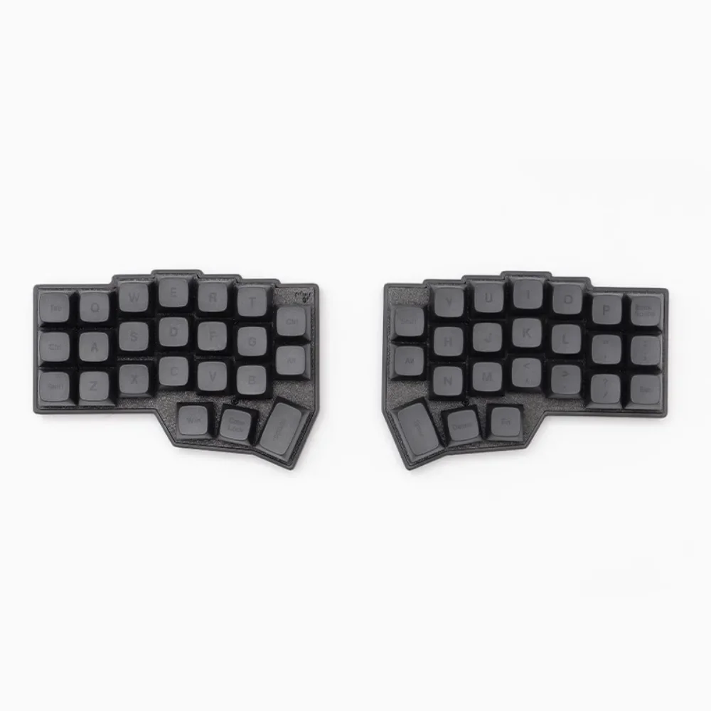 WCORNE V4.1 Wireless Split Keyboard 2.4G DIY Hot Swap VIAL Key Change High Quality Kit No Shaft Body and Keycap Ergonomic Design