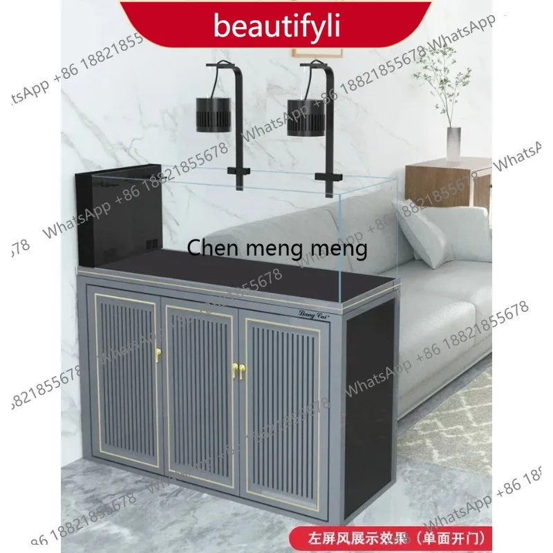 

Нижний фильтр M53 для аквариума из супербелого стекла с боковым переливом, экологический аквариум для рыбок