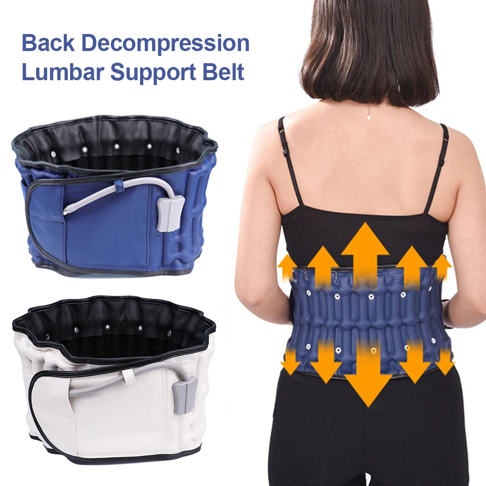 

Бандаж на талию, поясничный декомпрессионный пояс, облегчение боли в спине, грыжа поясничного диска, защита талии, надувной пояс