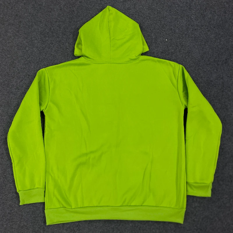 European American Fashion Solid Color Sportswear Tops Autumn Winter Men Women's Clothing Loose Casual Zippered Cardigans Hoodies